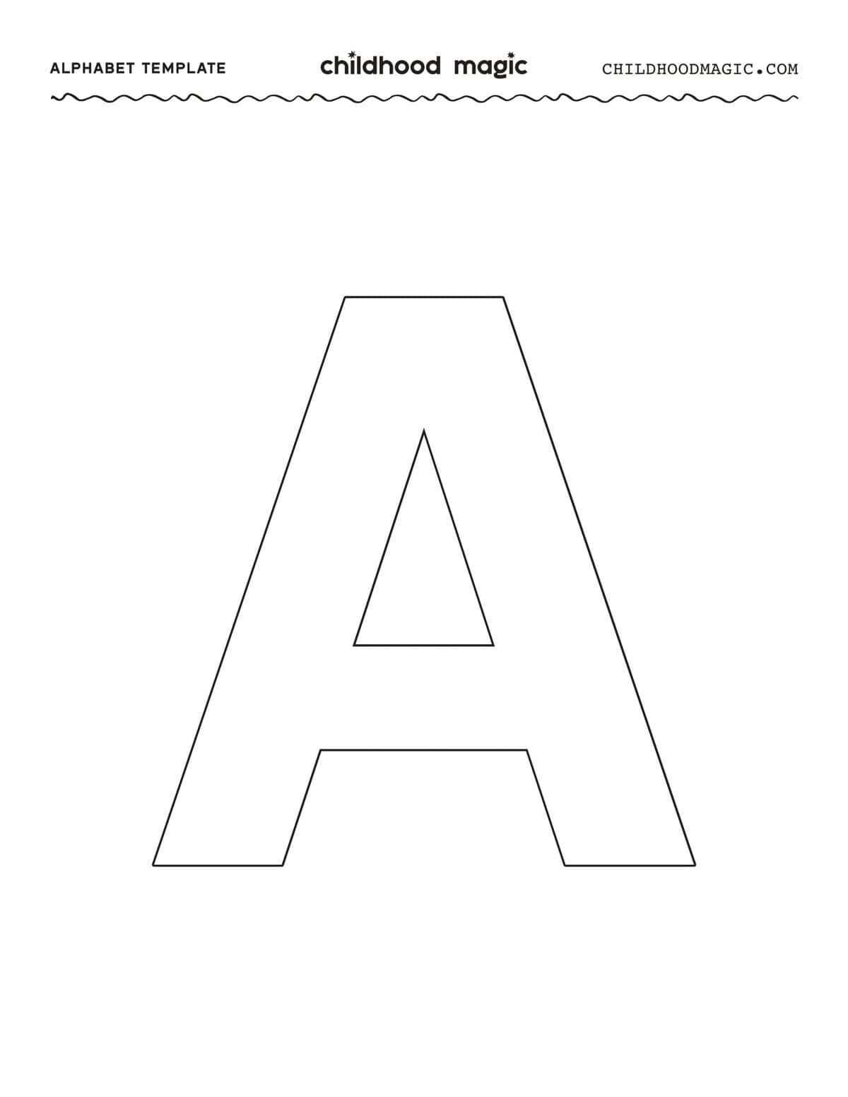 A Is For Alligator Free Printable Letter A Craft Childhood Magic A Is For Alligator Free Printable Letter A Craft Childhood Magic