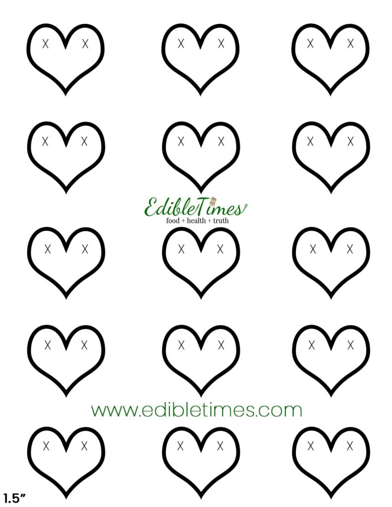 printable macaron template