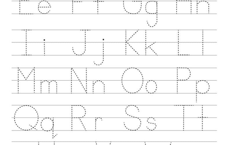 ABC Letters Printable Tracing Worksheets