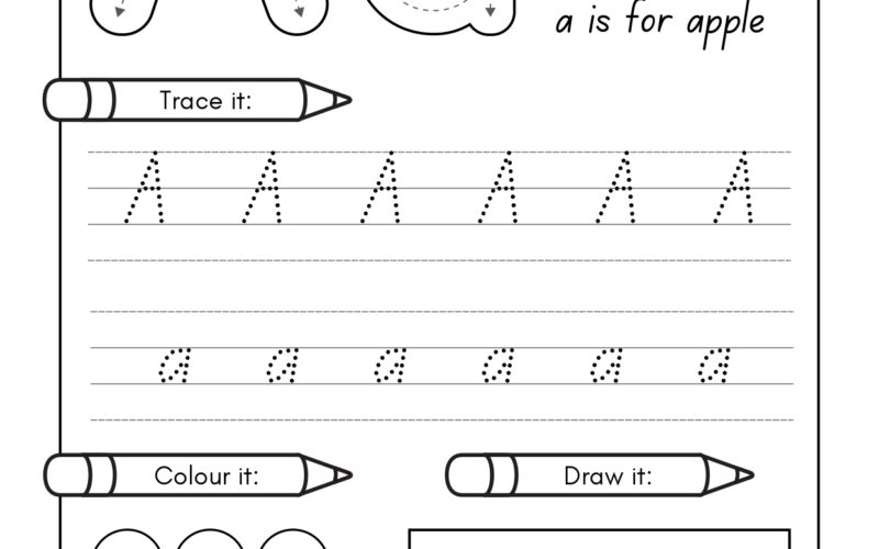Alphabet Worksheets Handwriting Practice Writing Letters Tracing Made By Teachers