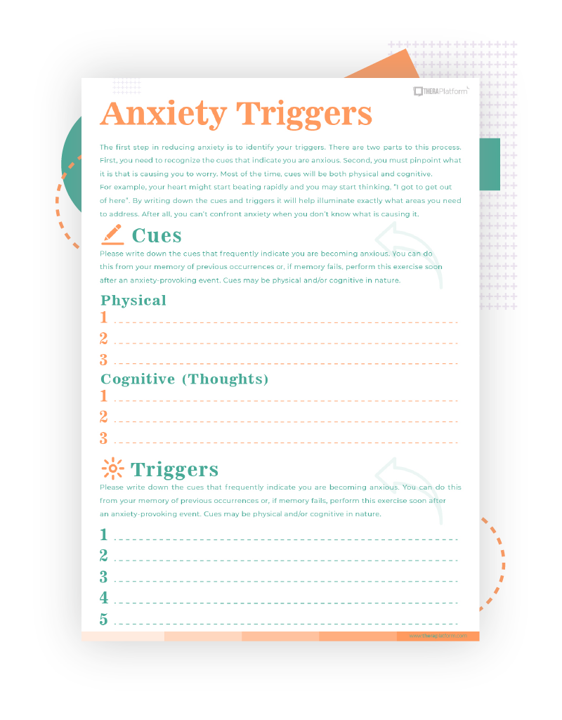 Anxiety Worksheets