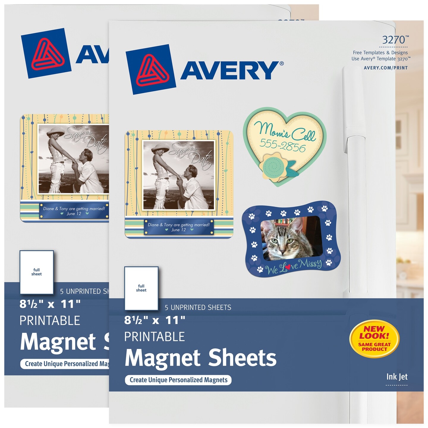Avery Printable Magnet Sheets 8 5 X 11 Inkjet Printer 2 Packs 10 White Magnetic Sheets Total 5814 Michaels