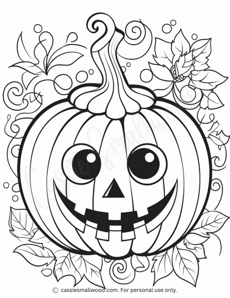 free printable pumpkin coloring sheets