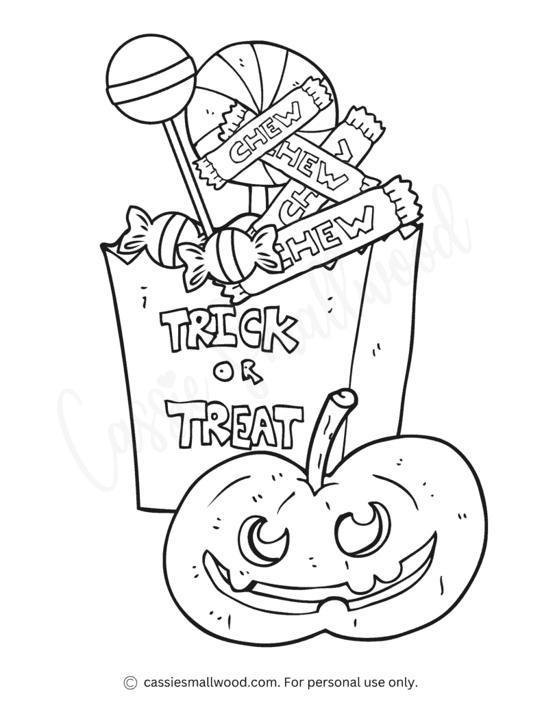 free halloween coloring sheets printable