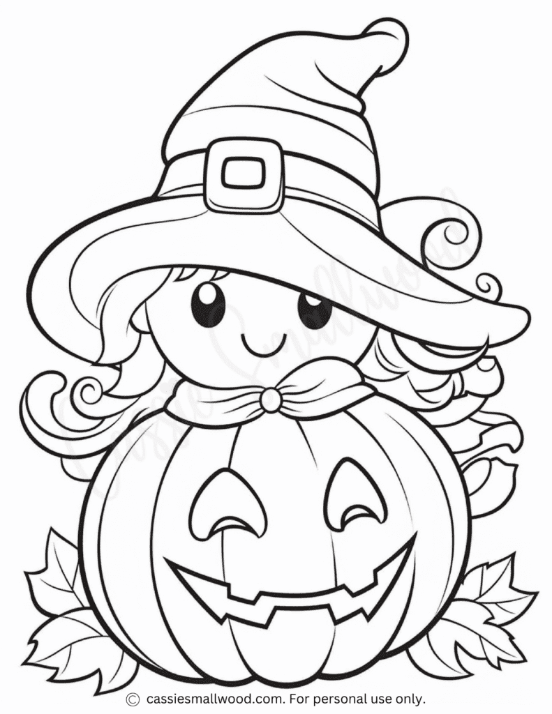 AWESOME Halloween Coloring Pages Cassie Smallwood