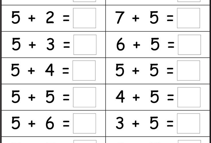 Basic Addition Facts 8 Worksheets FREE Printable Worksheets Math Fact Worksheets Easy Math Worksheets Kids