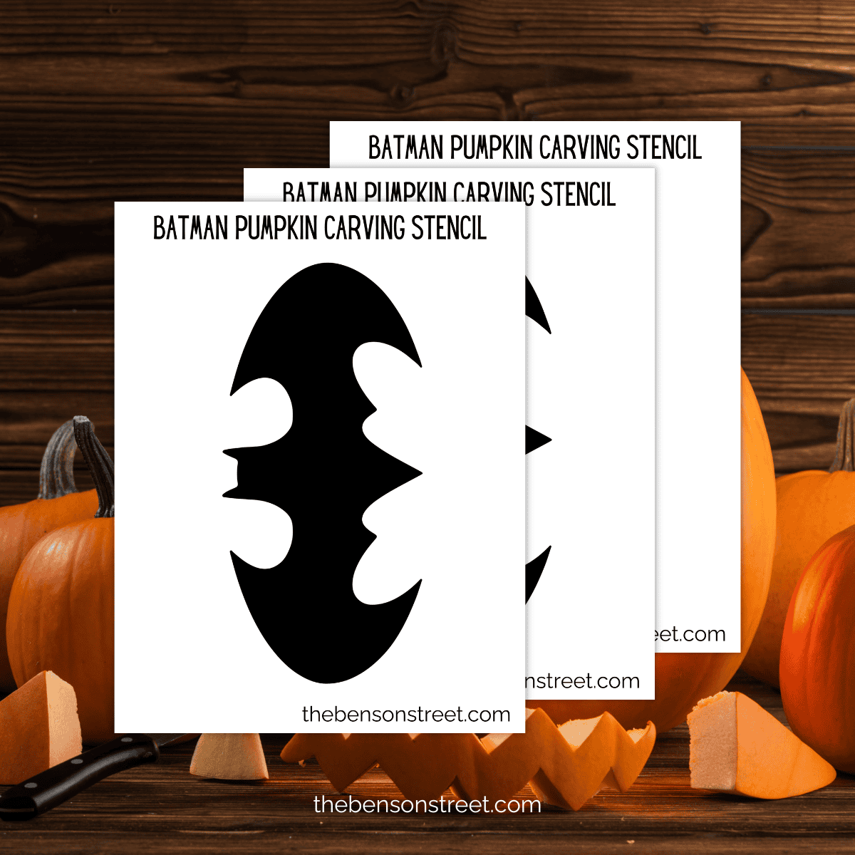Batman Pumpkin Stencil Printable Free Carving Template The Benson Street Batman Pumpkin Stencil Printable Free Carving Template The Benson Street