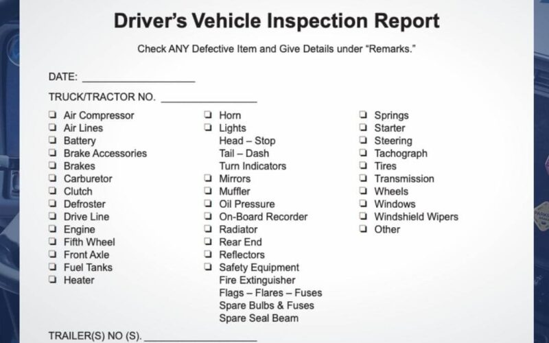 Best Free CDL Pre Trip Inspection Checklist Trucker Safety Profit