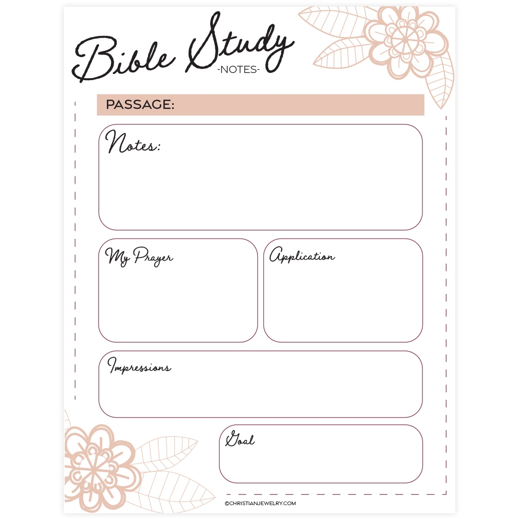 Bible Study Page Flowers Free Christian Printables Bible Study Page Flowers Free Christian Printables