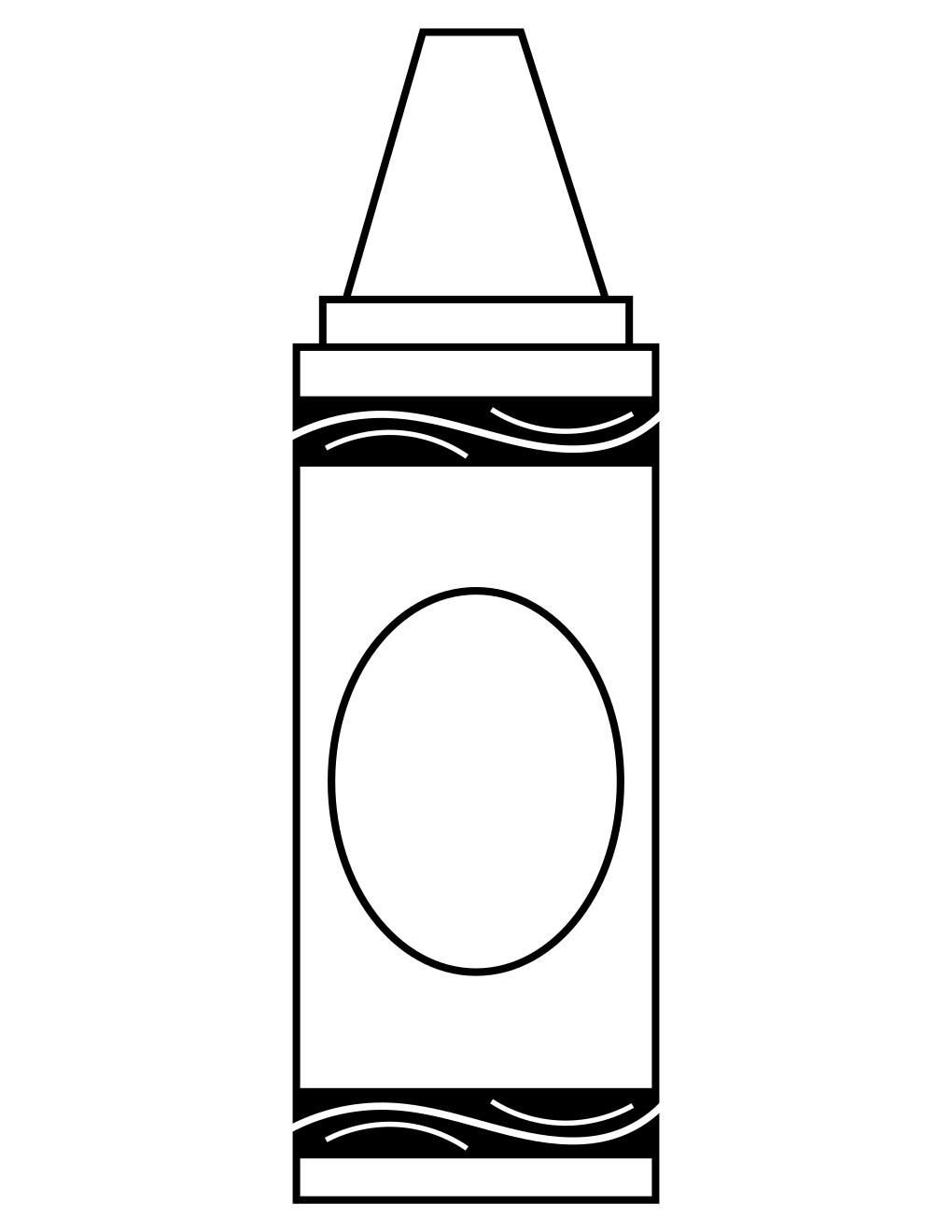 Blank Crayon Templates 4 Designs Printable Teaching Resources