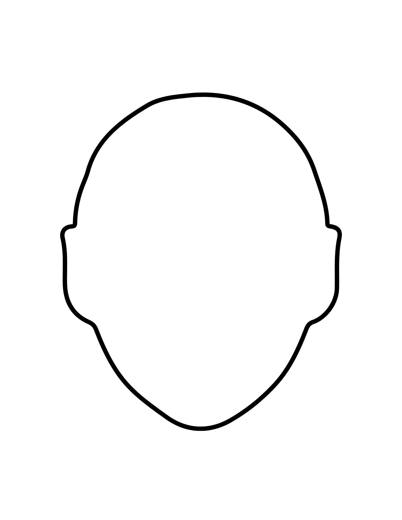 face template printable face template printable