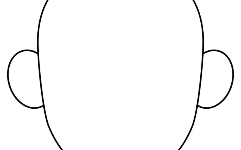Blank Face Templates Printable Face Shapes For Kids