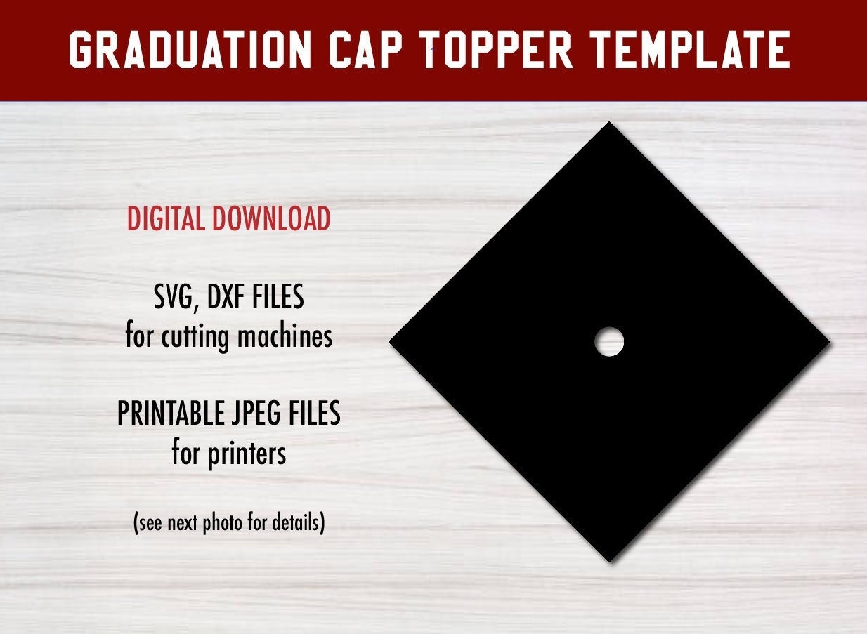 graduation cap template printable