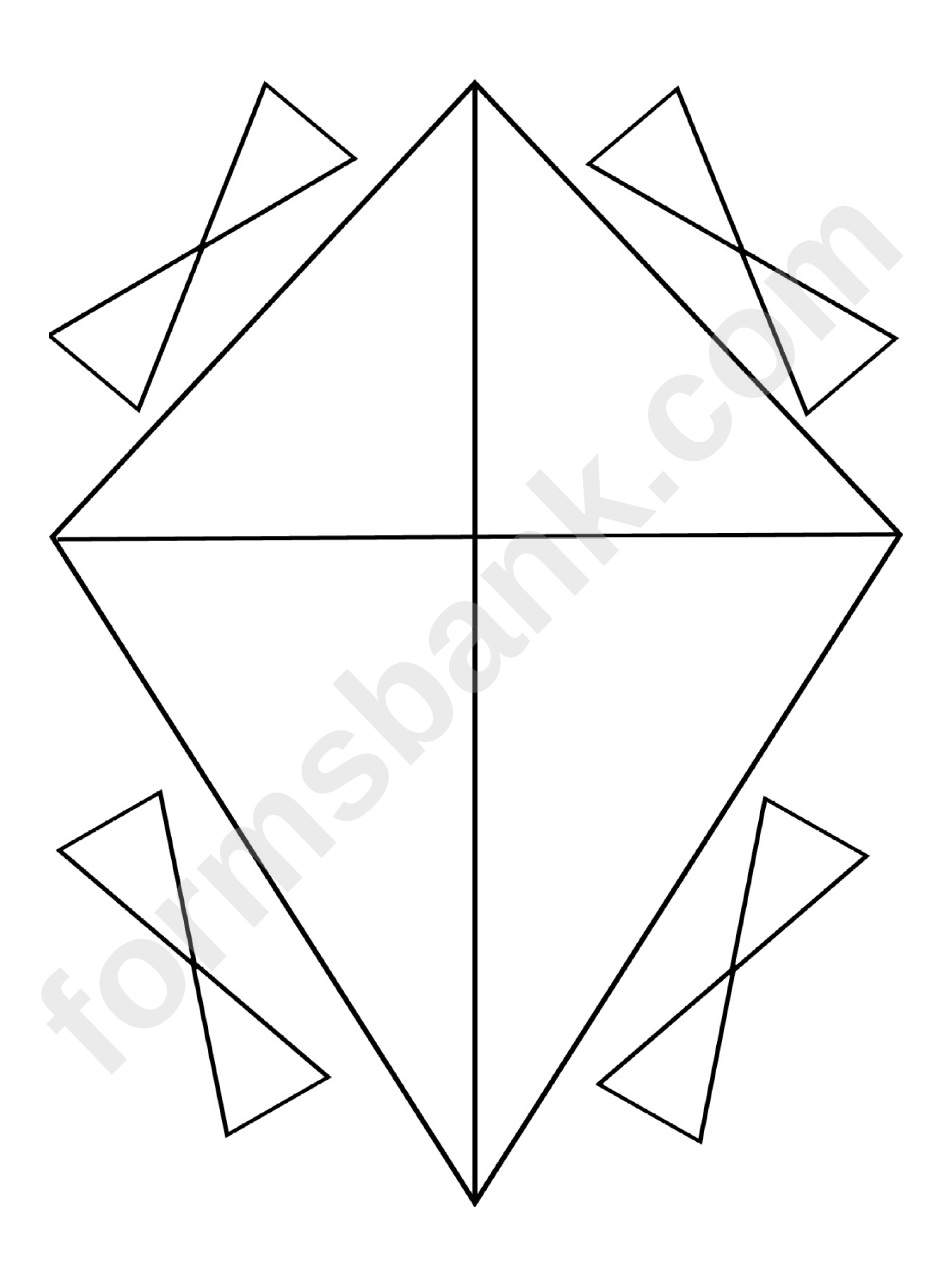 Blank Kite Template Printable Pdf Download