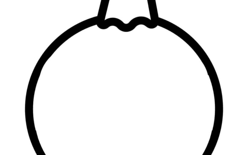 Blank Printable Christmas Ornament Template Large Cassie Smallwood