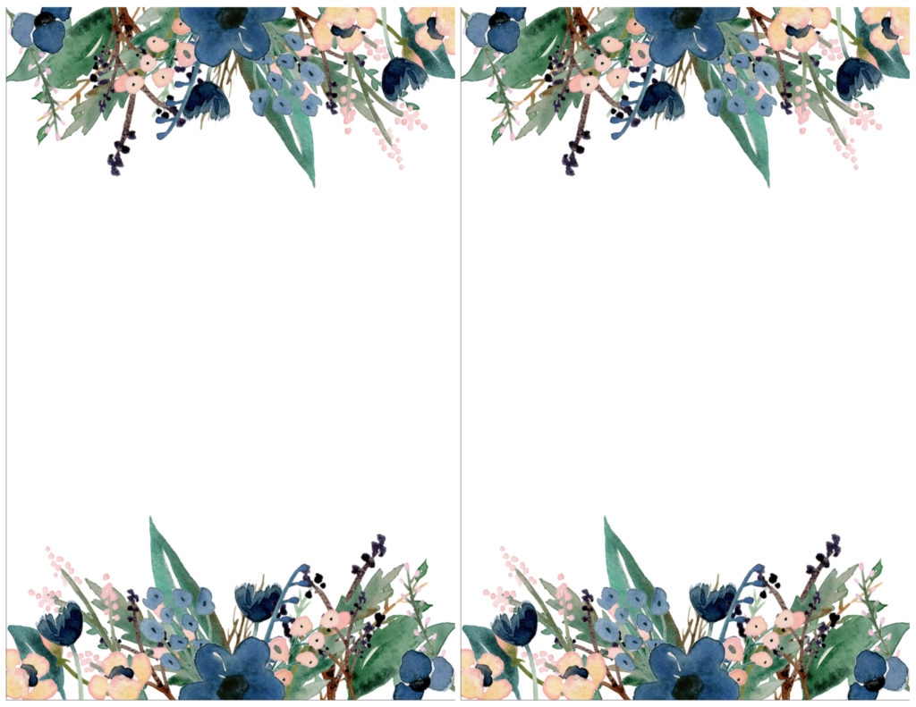 Blue Free Printable Invitation Templates Paper Trail Design