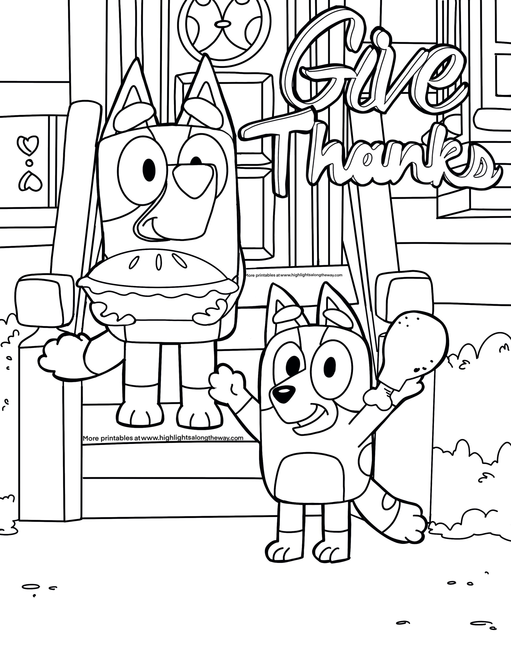 thanksgiving coloring sheets printable
