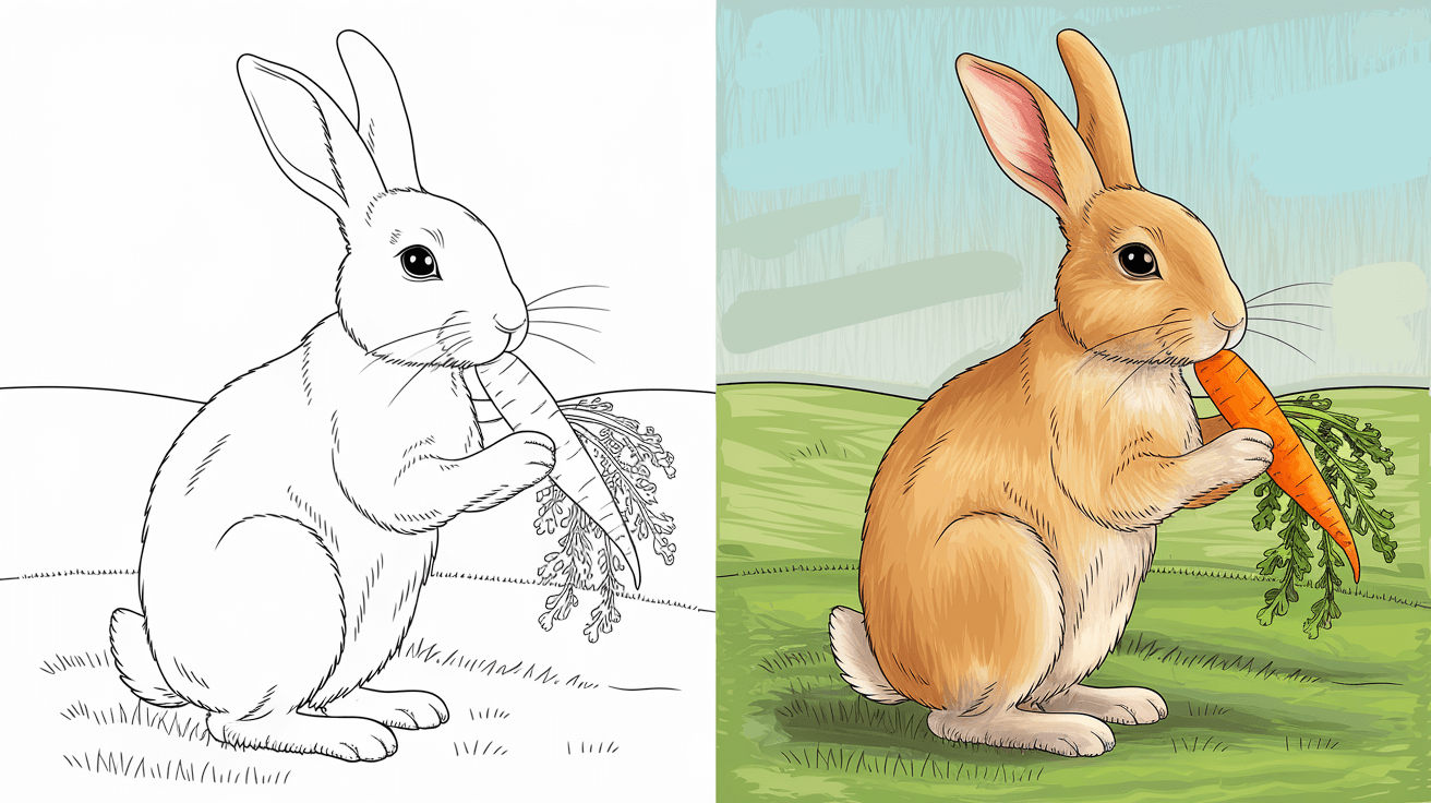bunny coloring sheets free printable