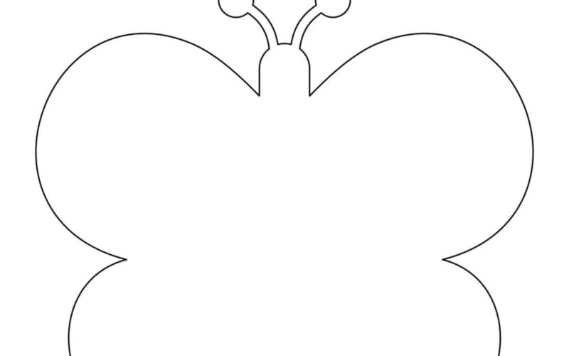 Butterfly Template Childhood Magic