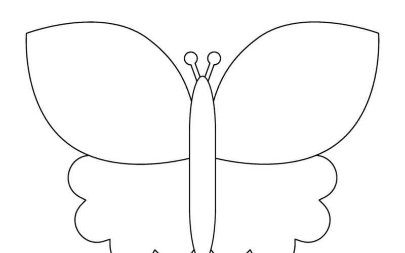 Butterfly Template Childhood Magic