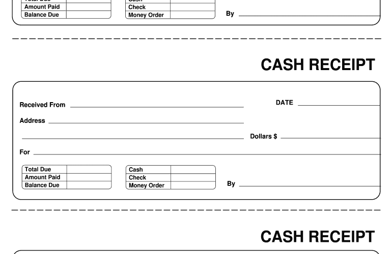 Cash Receipt Form Fill Online Printable Fillable Blank PdfFiller