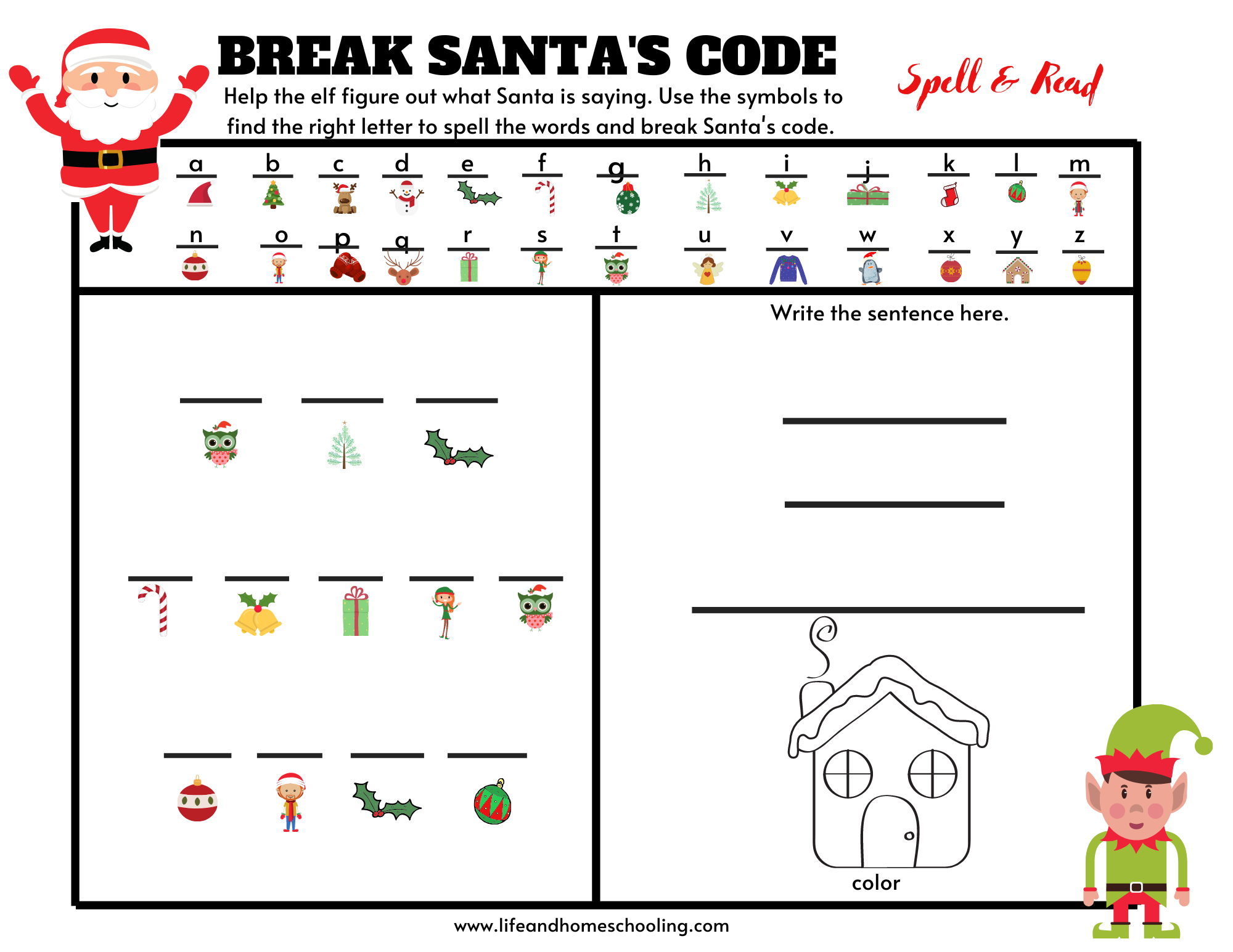 Christmas Spelling And Writing Activity Made By Teachers Christmas Spelling And Writing Activity Made By Teachers
