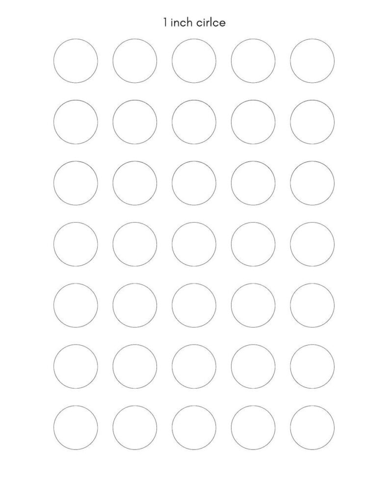 printable circle template printable circle template