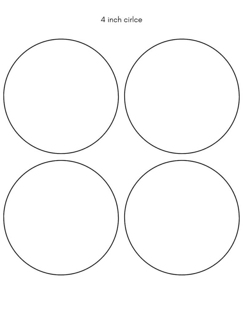template circles printable