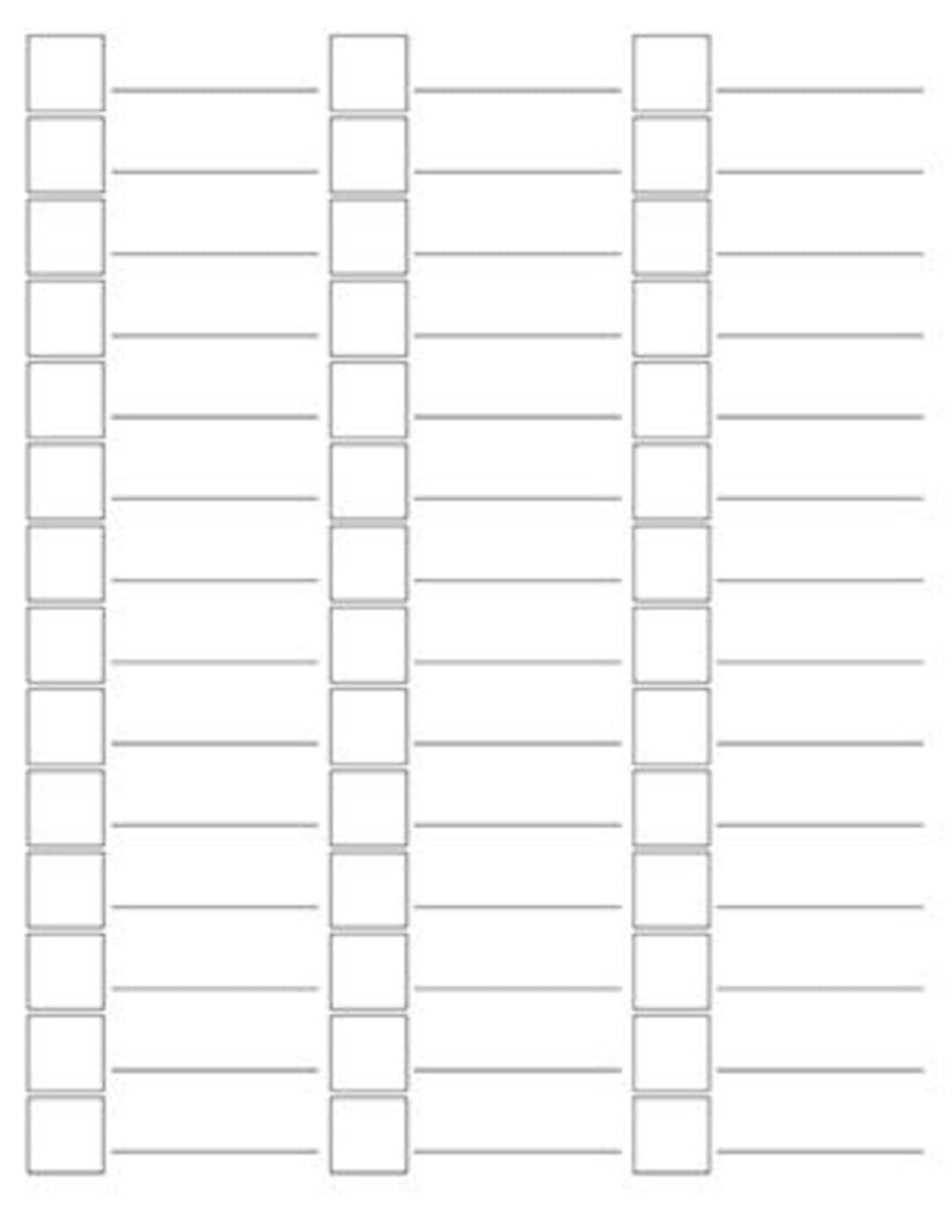 Color Card swatch Card Template Etsy