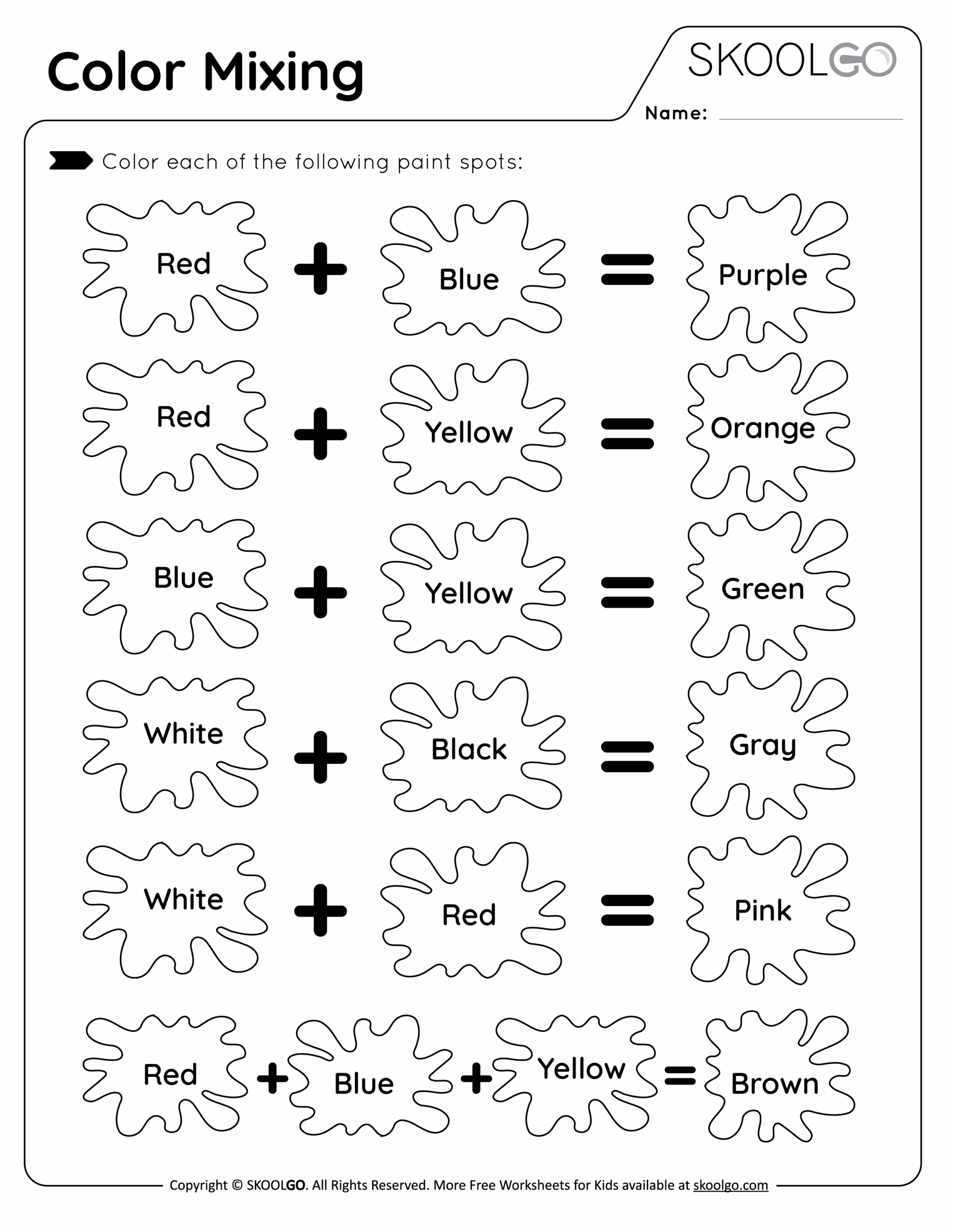 free printable color worksheets free printable color worksheets