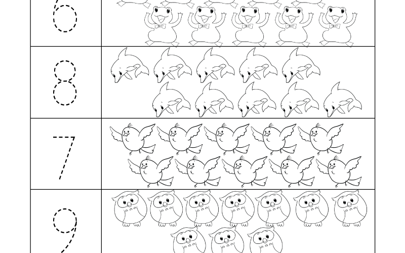 Count And Color Worksheet Free Printable Digital PDF