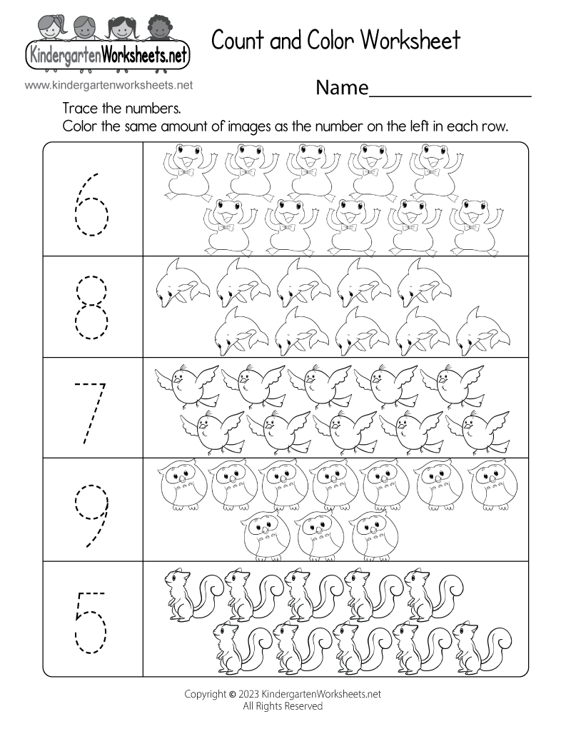 printable worksheets for kg