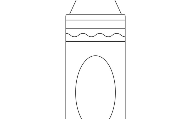 Crayon Template Childhood Magic