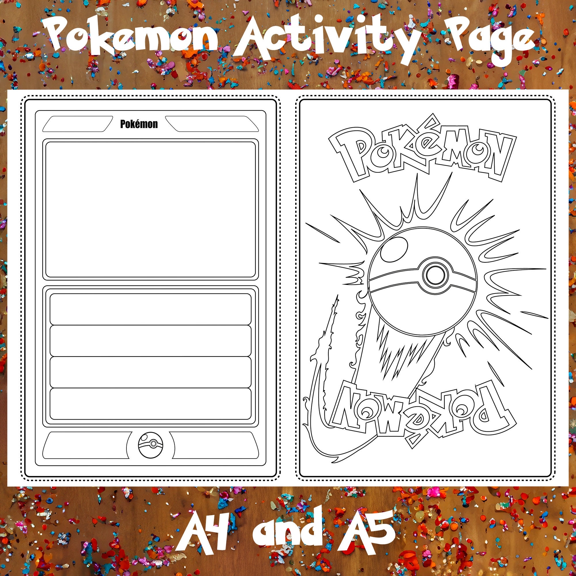 pokemon card template printable