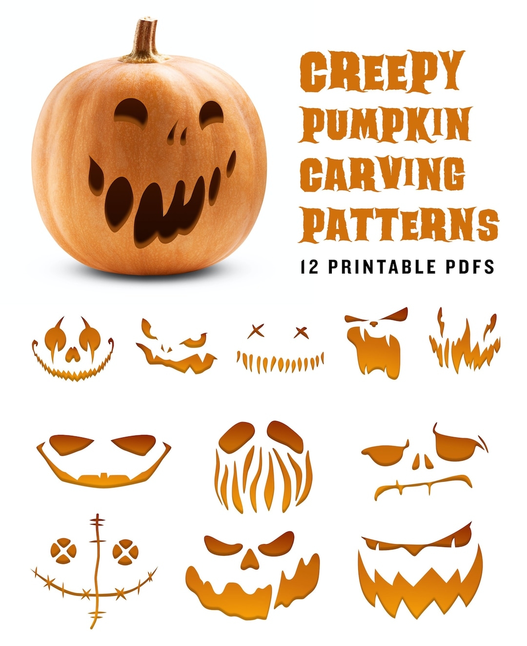 printable jack o lantern template