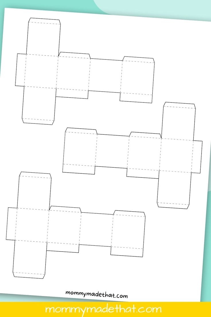 Cube Template Free Printables 