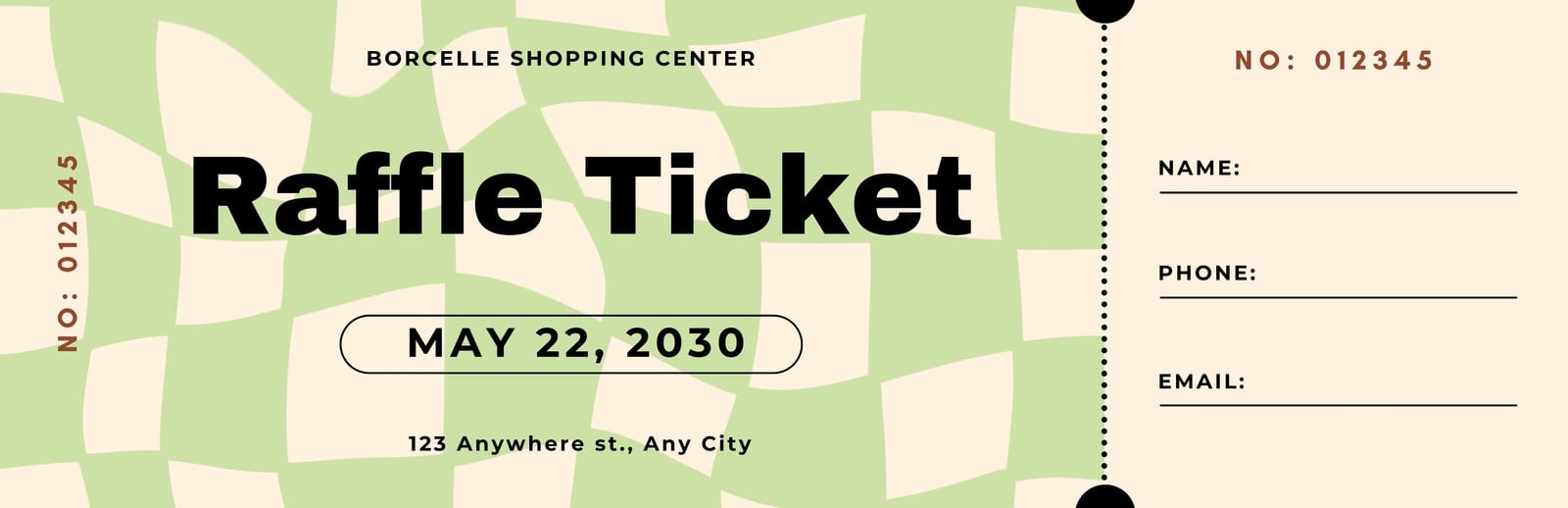 Customize 366 Raffle Tickets Templates Online Canva