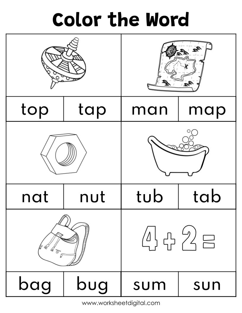 printable worksheets kindergarten