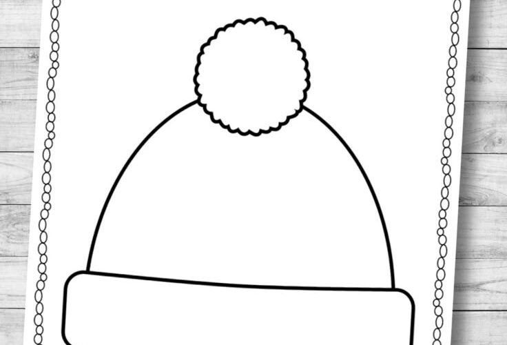Design You Own Winter Hat Printable Template For Kids Nurtured Neurons