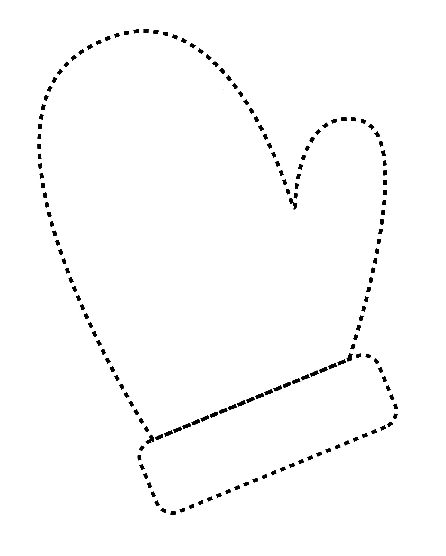 mitten template printable