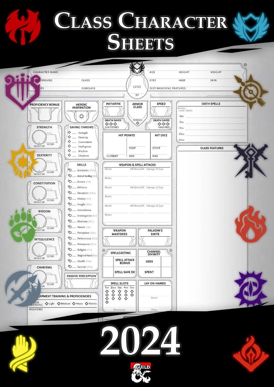 DnD 2024 Character Sheet 