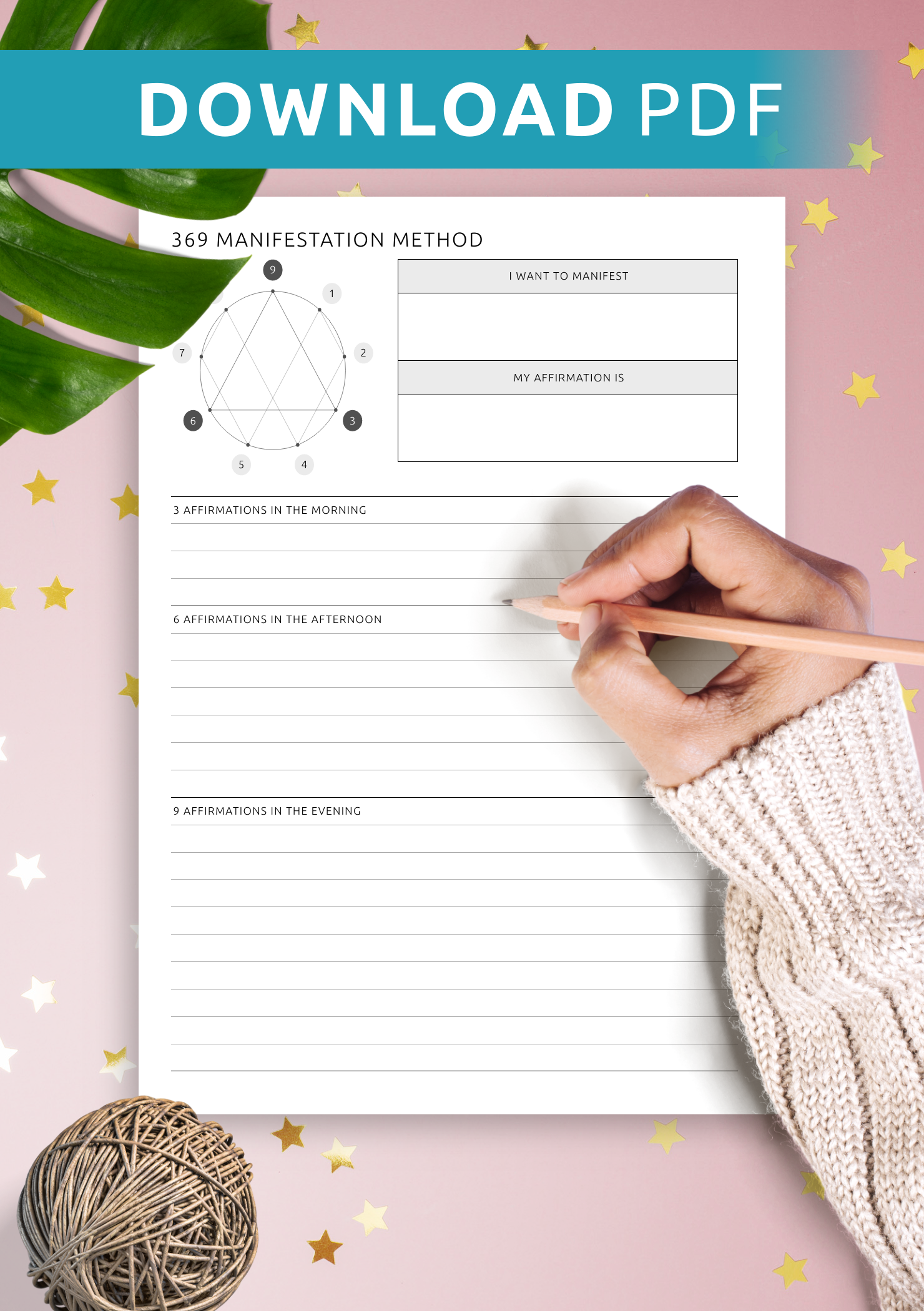 Download Printable 369 Manifestation Method PDF