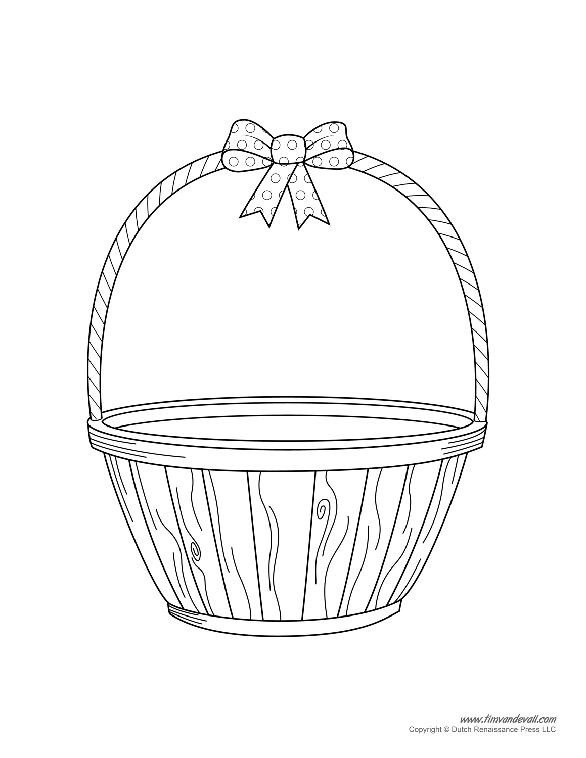 basket printable template
