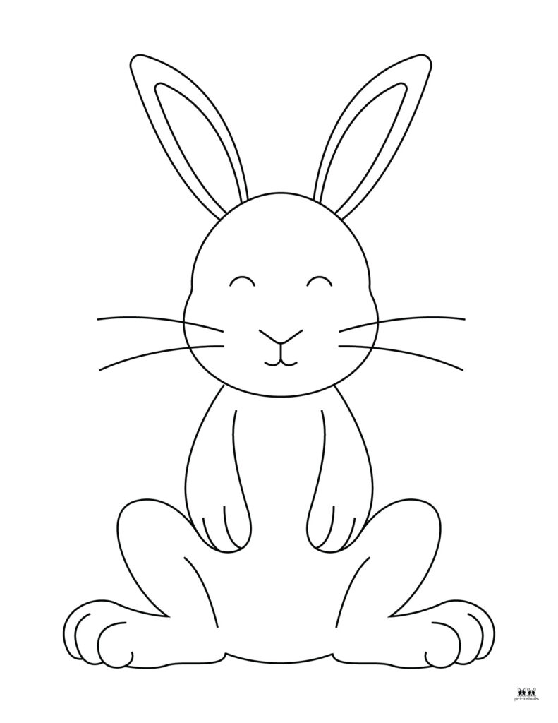 printable rabbit template printable rabbit template