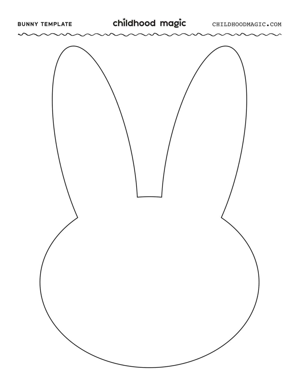 free printable bunny templates