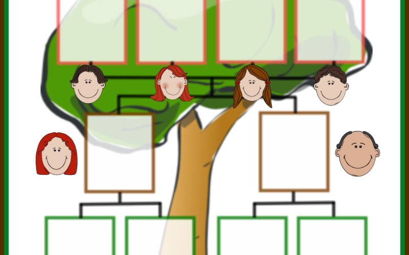 Easy Family Tree Printable For Traditional Families