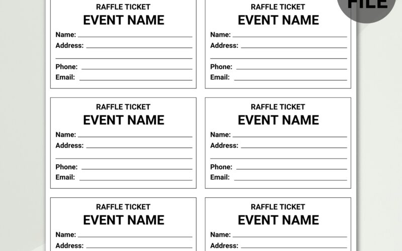 Editable Raffle Ticket Template Printable Raffle Ticket Surprise Printable Raffle Custom Raffle Ticket Enter To Win Printable Ticket Etsy