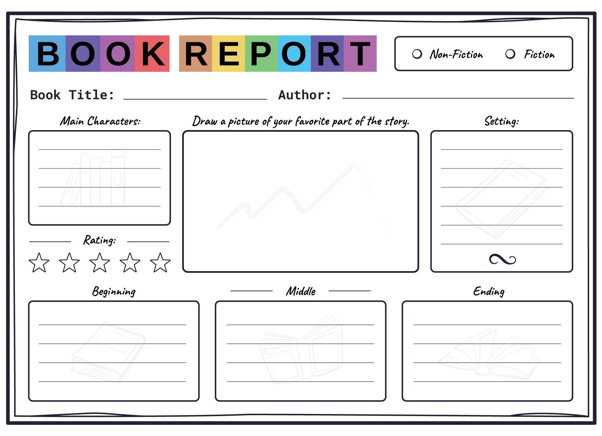 Elementary Book Report Free Google Docs Template Gdoc io