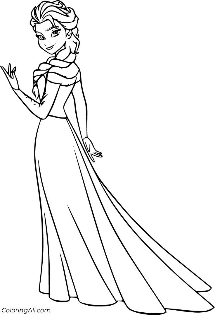 Elsa Coloring Pages Elsa Coloring Pages