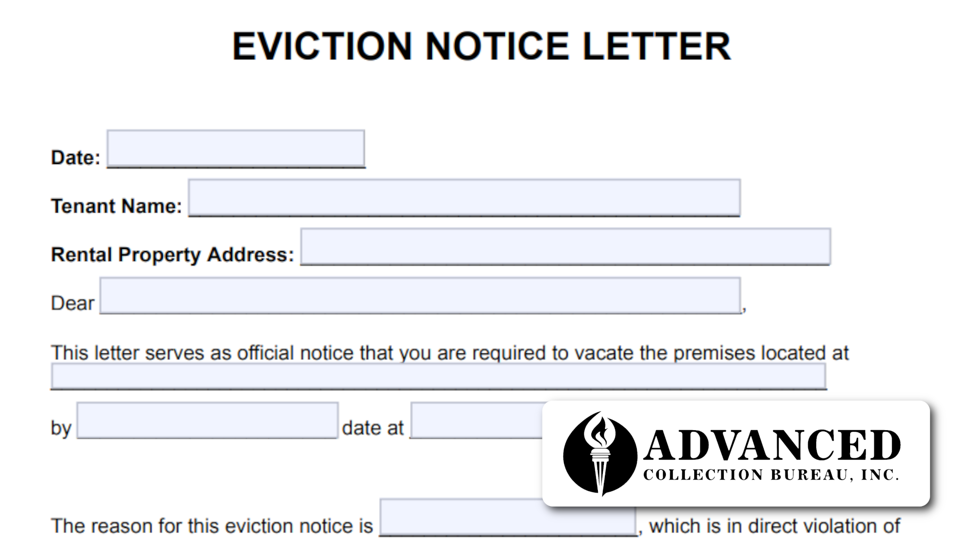 printable eviction notice template